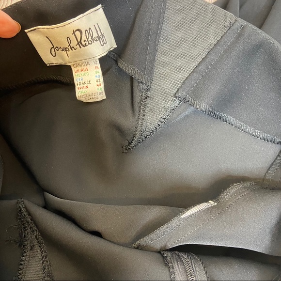 Vintage Joseph Ribkoff black front zipper size 12 - Picture 8 of 8